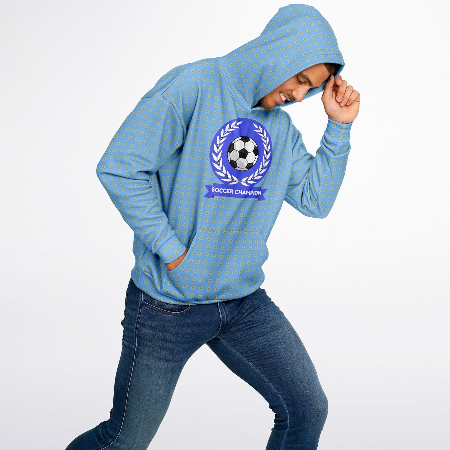Soccer Champion Skyblue - Hoodie