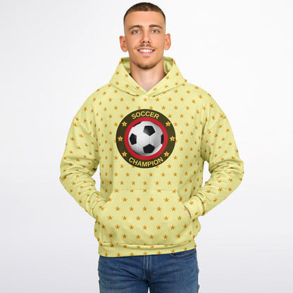 Soccer Champion Yellow Hoodie