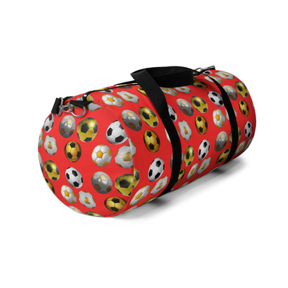 Duffel Bag - Soccer Balls - Red