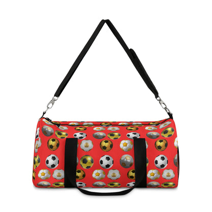 Duffel Bag - Soccer Balls - Red