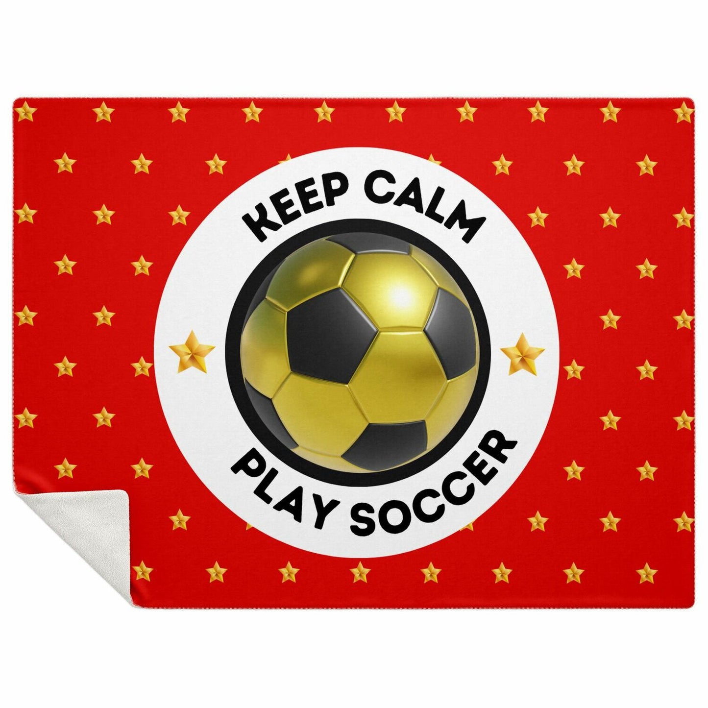 Keep Calm & Play Soccer - Square Blanket