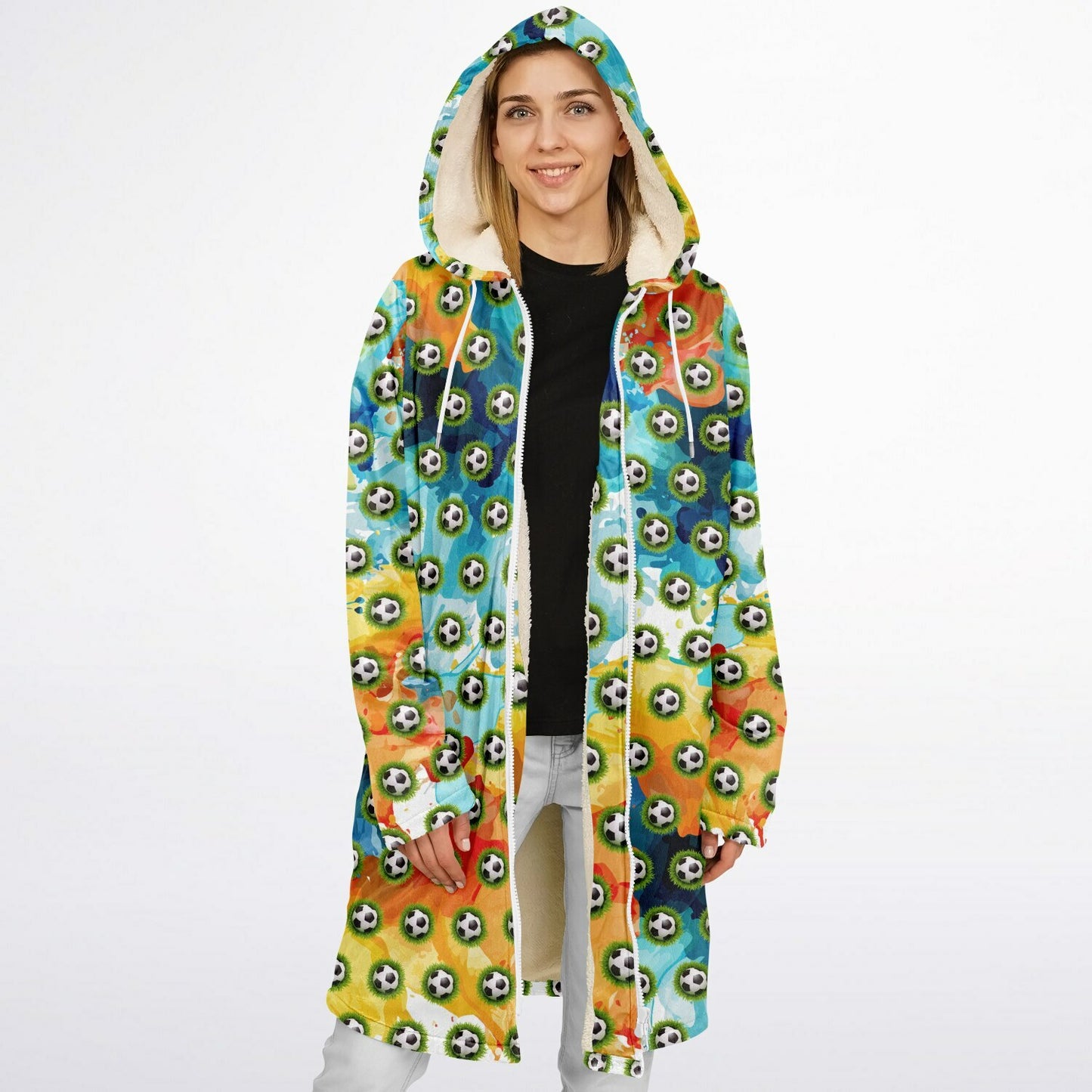 Soccer Ball & Colour - Cloak