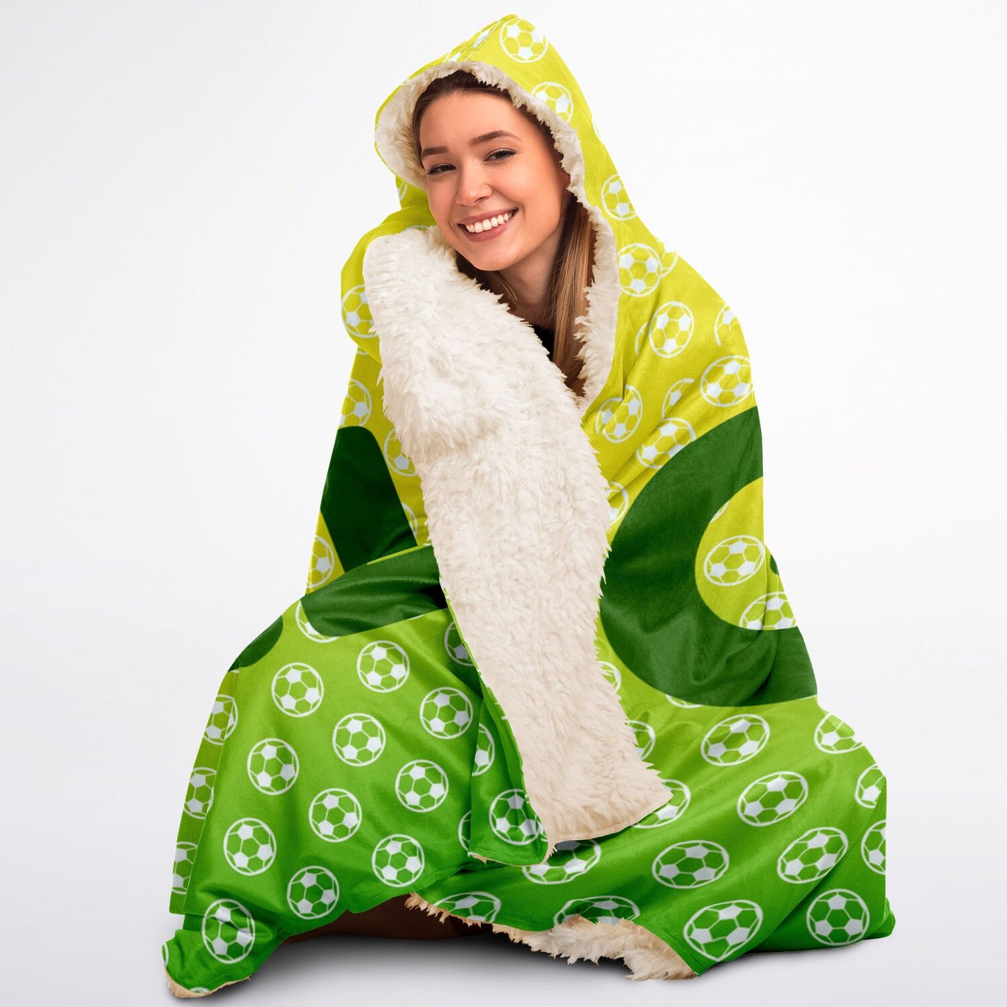 Goal Green - Hooded Blanket