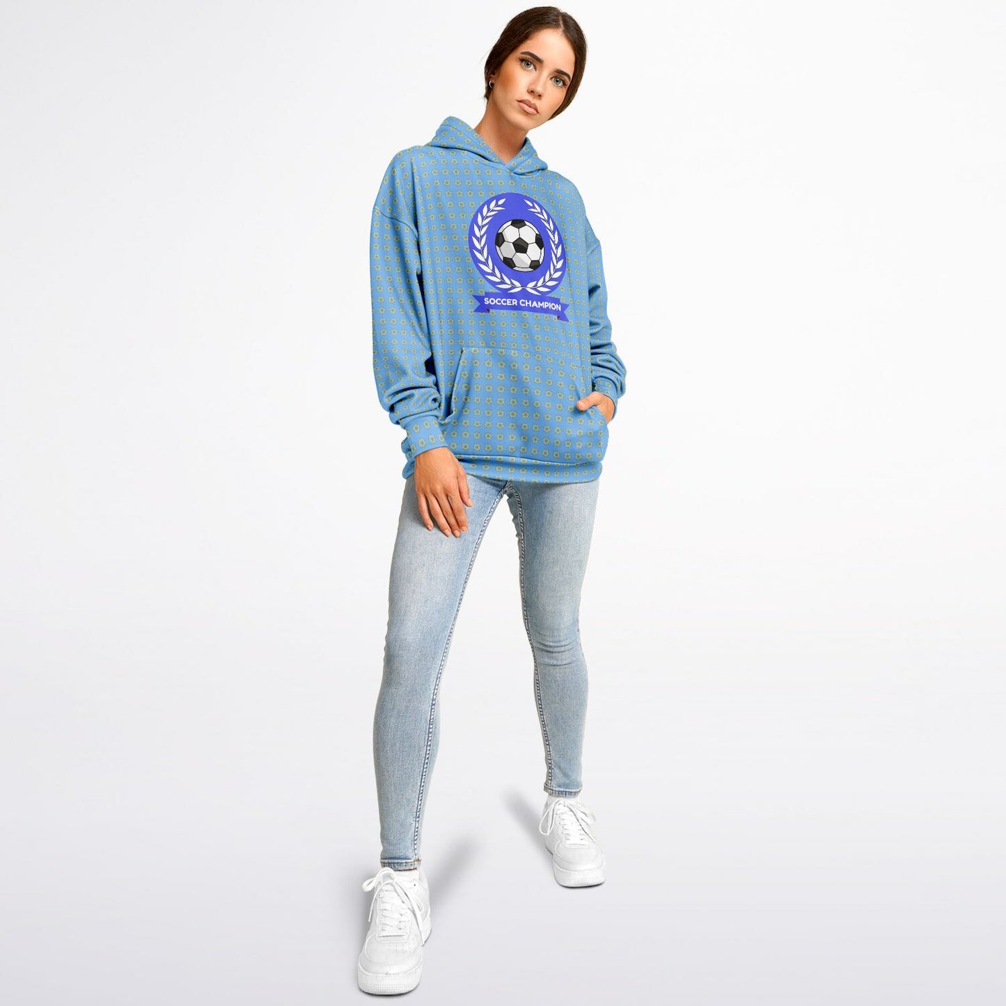 Soccer Champion Skyblue - Hoodie