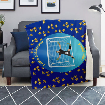 Goalkeeper Saves Goals - Square Blanket