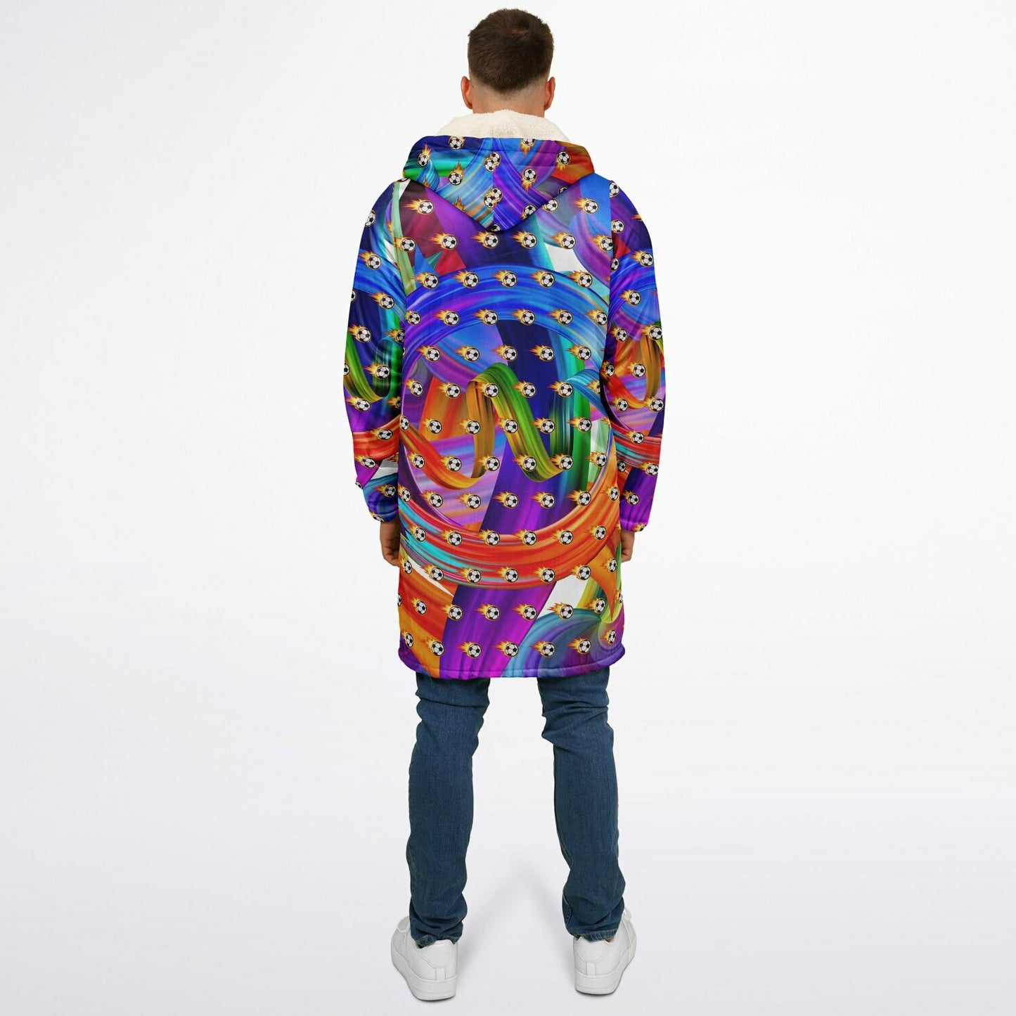 Soccer Ball & Pattern - Cloak