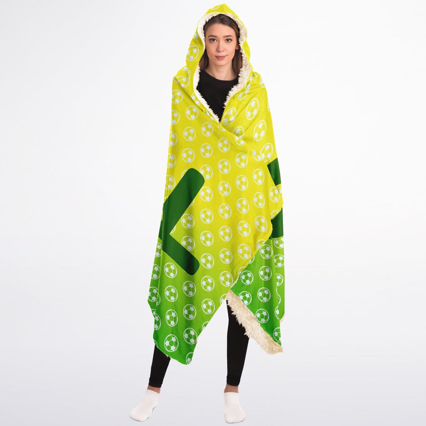 Goal Green - Hooded Blanket