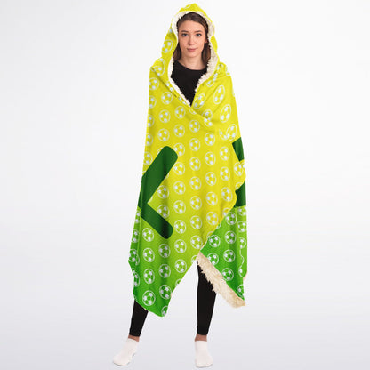 Goal Green - Hooded Blanket