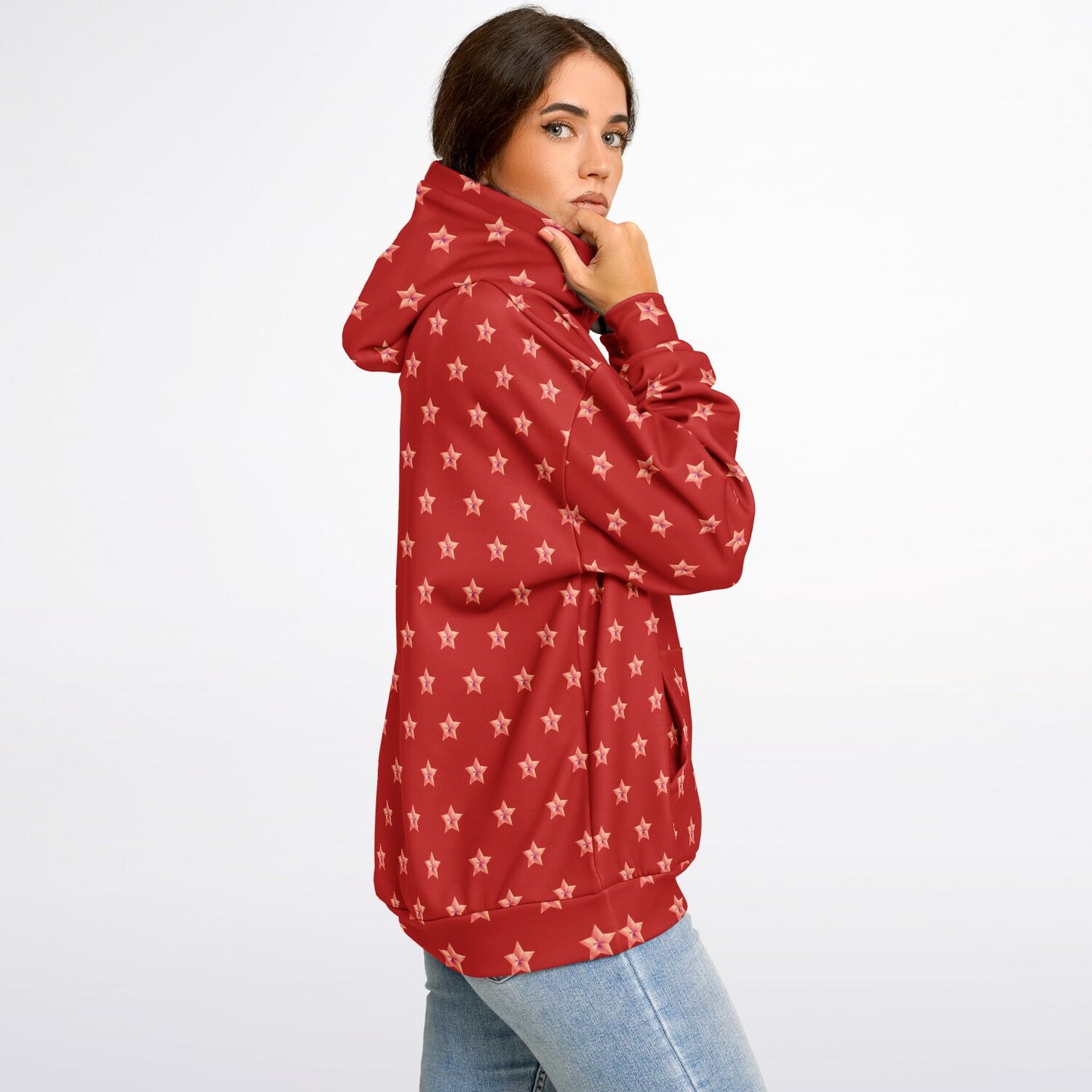 Live Love Soccer Red Hoodie