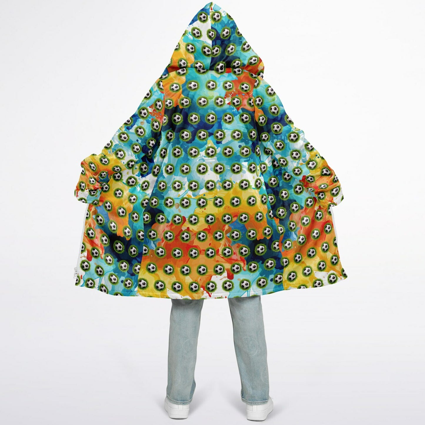 Soccer Ball & Colour - Cloak