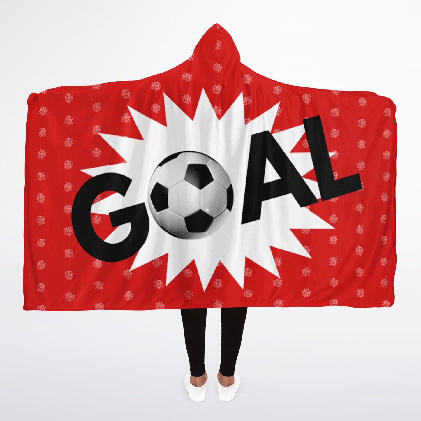 Goal Red - Hooded Blanket
