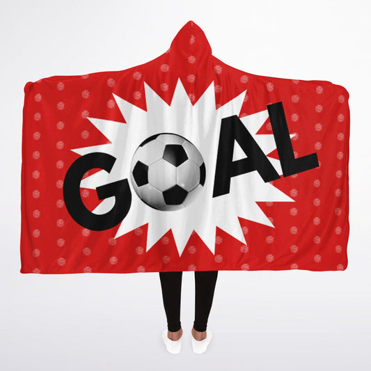 Goal Red - Hooded Blanket
