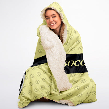 Soccer Champion Yellow - Hooded Blanket