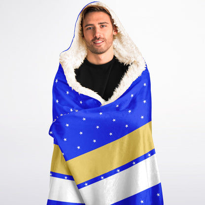 Soccer Champion Blue - Hooded Blanket