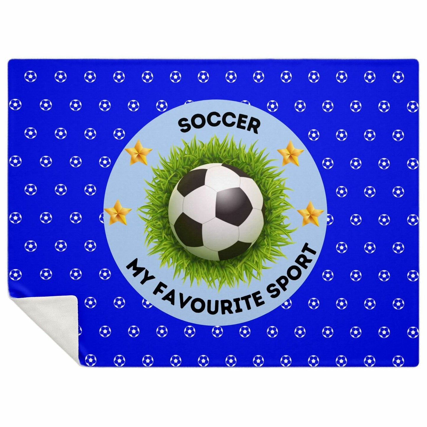 Soccer My Favourite Sport - Square Blanket
