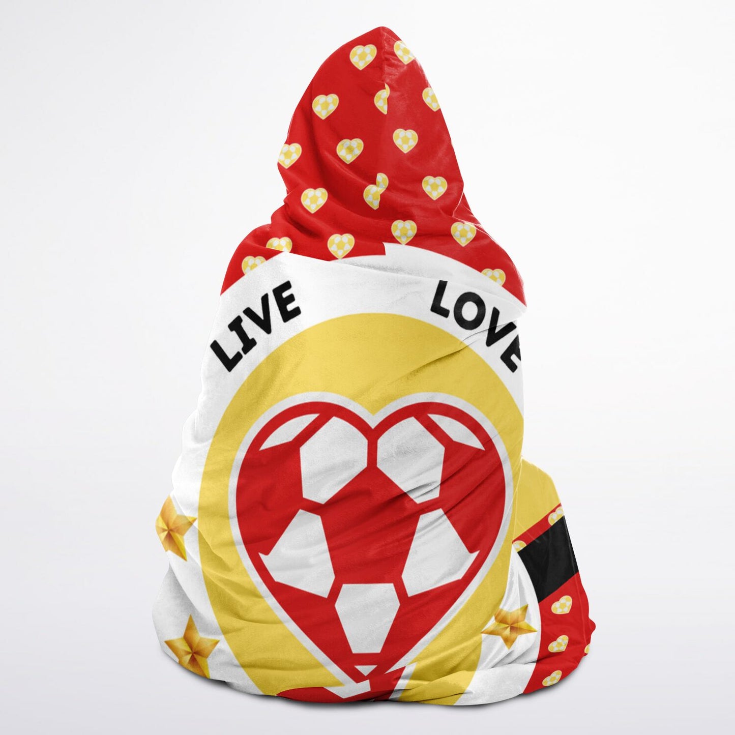 Live Love Soccer - Hooded Blanket