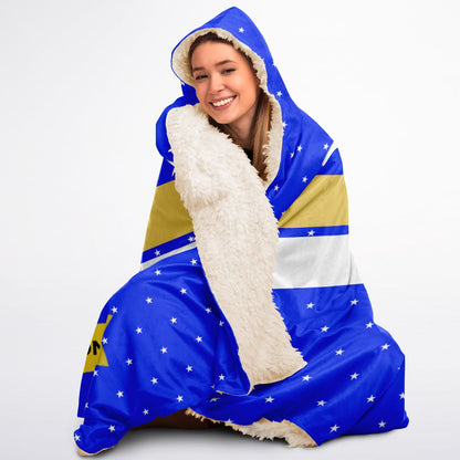 Soccer Champion Blue - Hooded Blanket